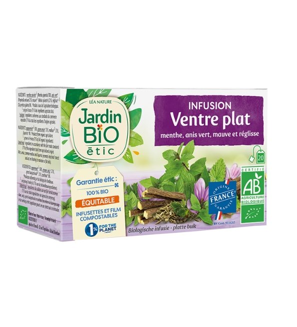 JARDIN BIO INFUSION VENTRE PLAT 20 SACHET