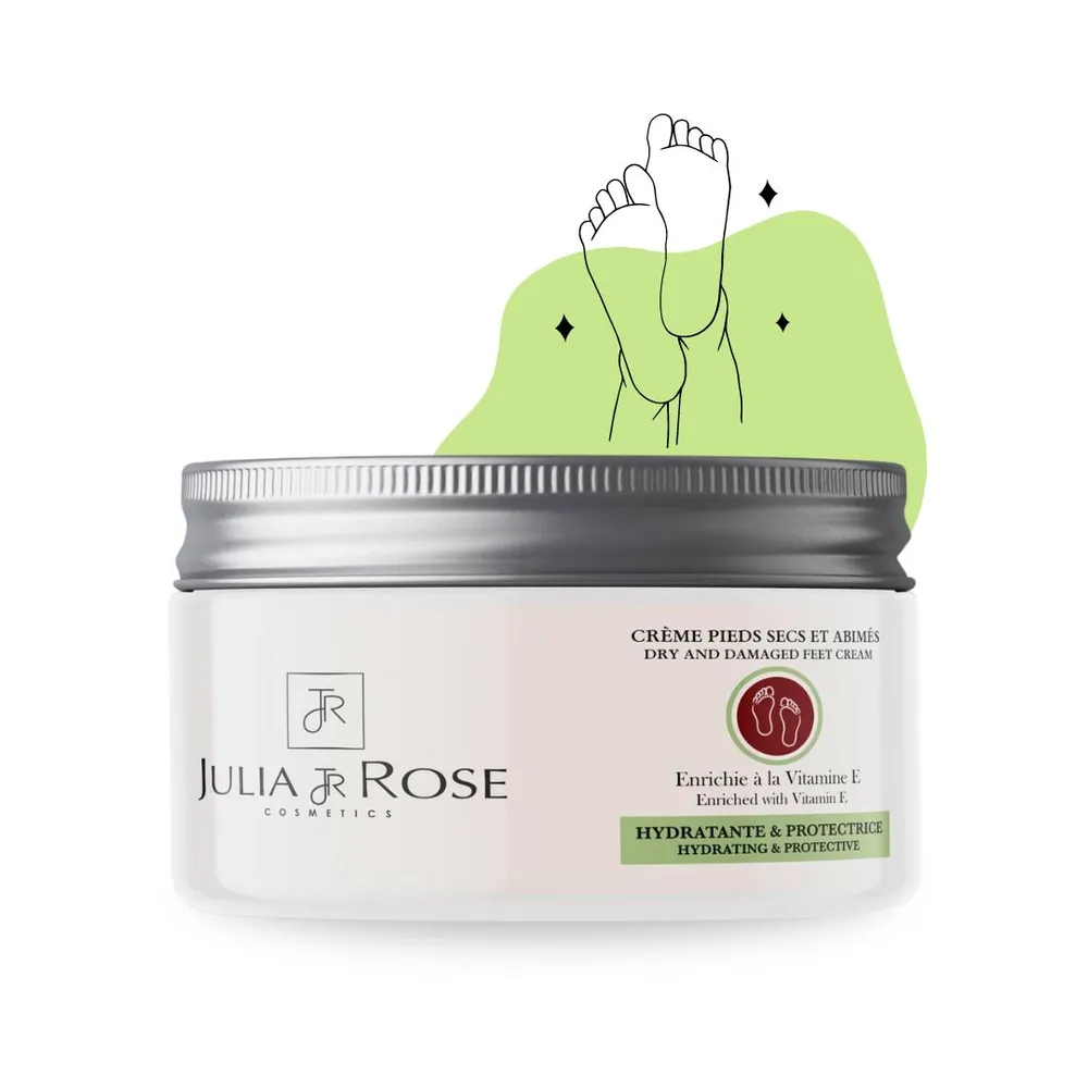 Julia & Rose Creme Pieds a La Vitamine E 100ml