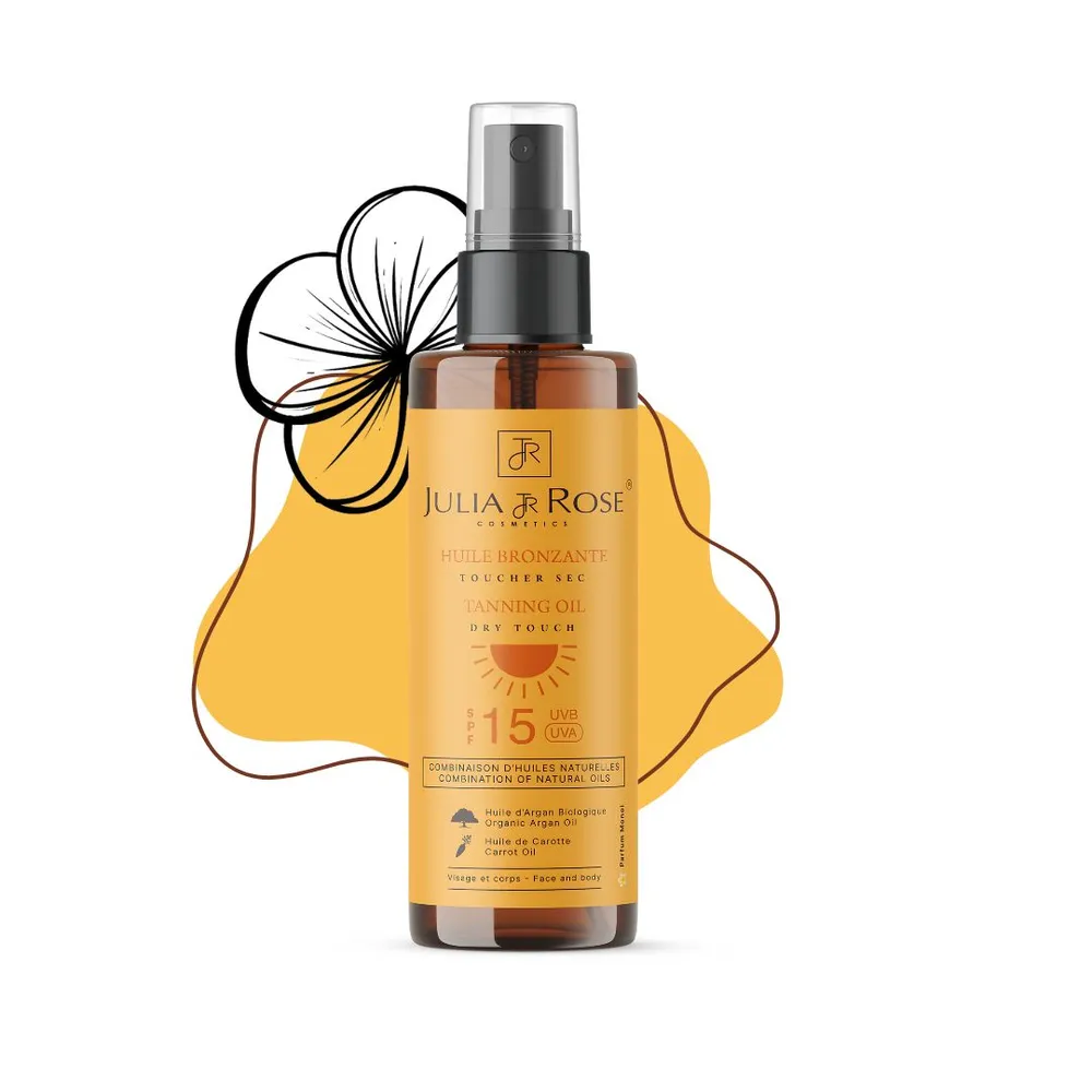 Julia & Rose Huile Bronzage SPF15 120ml