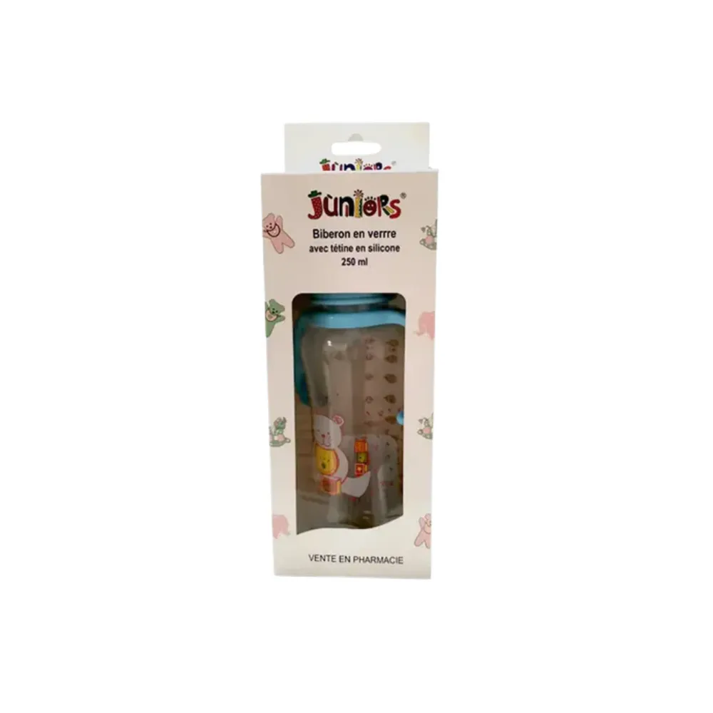 Juniors biberon en verre simple 240ml