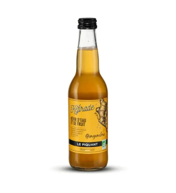 Kefirade Kefir D'eau Et Fruit Gingembre 330ml