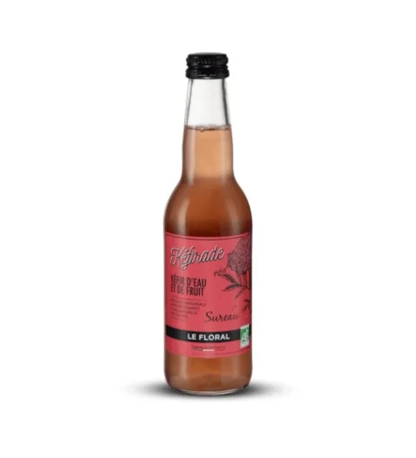 Kefirade Kefir D'eau Et Fruit Sureau 330ml