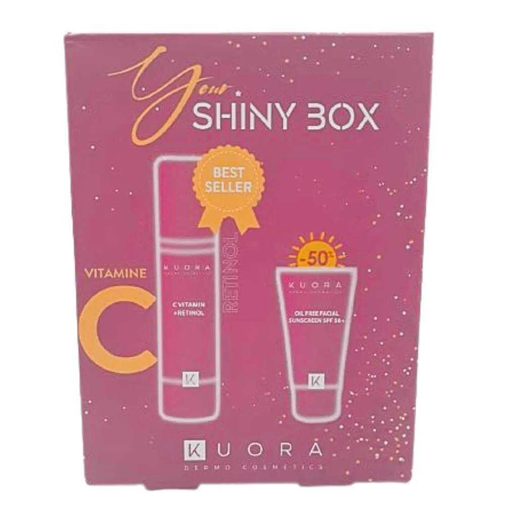 KUORA Duo Pack Vitamin C Retinol+ Oil Free Facial SPF50
