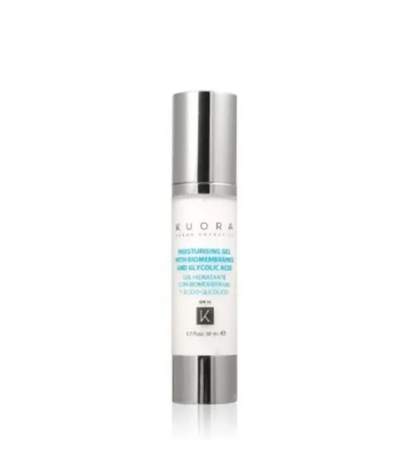 Kuora Gel Hydratant Aux Biomembranes Et A L'acide Glycolique SPF10 50ml