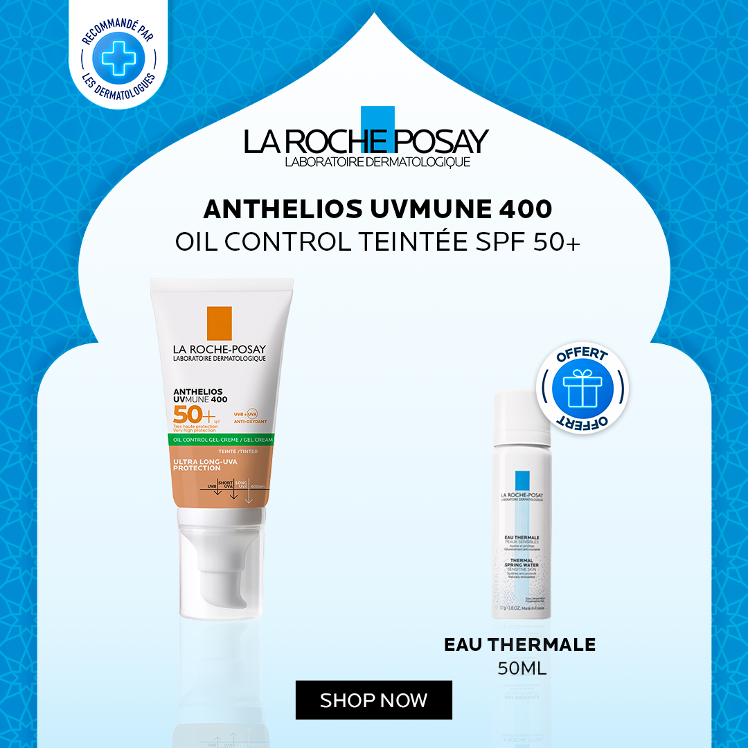 La Roche-Posay Anthelios Oil Control Matifiante Teintée SPF50+ = Eau Thermale 50ml Offerte