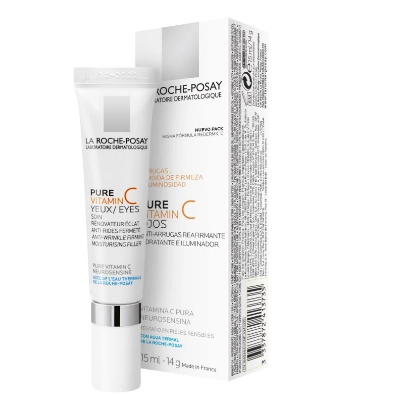 La Roche-Posay Pure Vitamine C Yeux Soin Anti-Rides Peau Sensible | 15ml