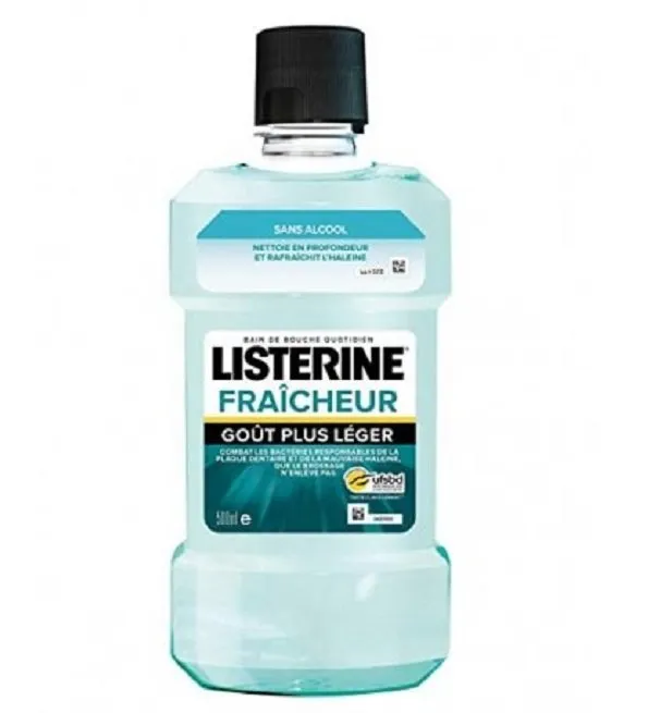Listerine Bain De Bouche Fraicheur Sans Alcool 250ml