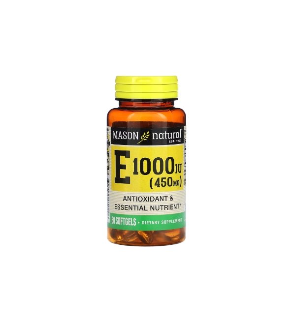 Mason natural E 1000 IU 50 Softgels