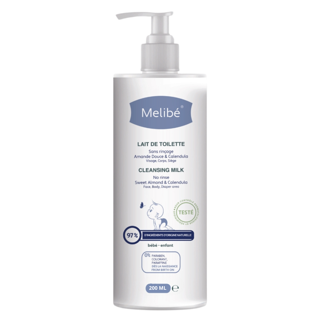 Melibé Bebe Lait de Toilette 200ml