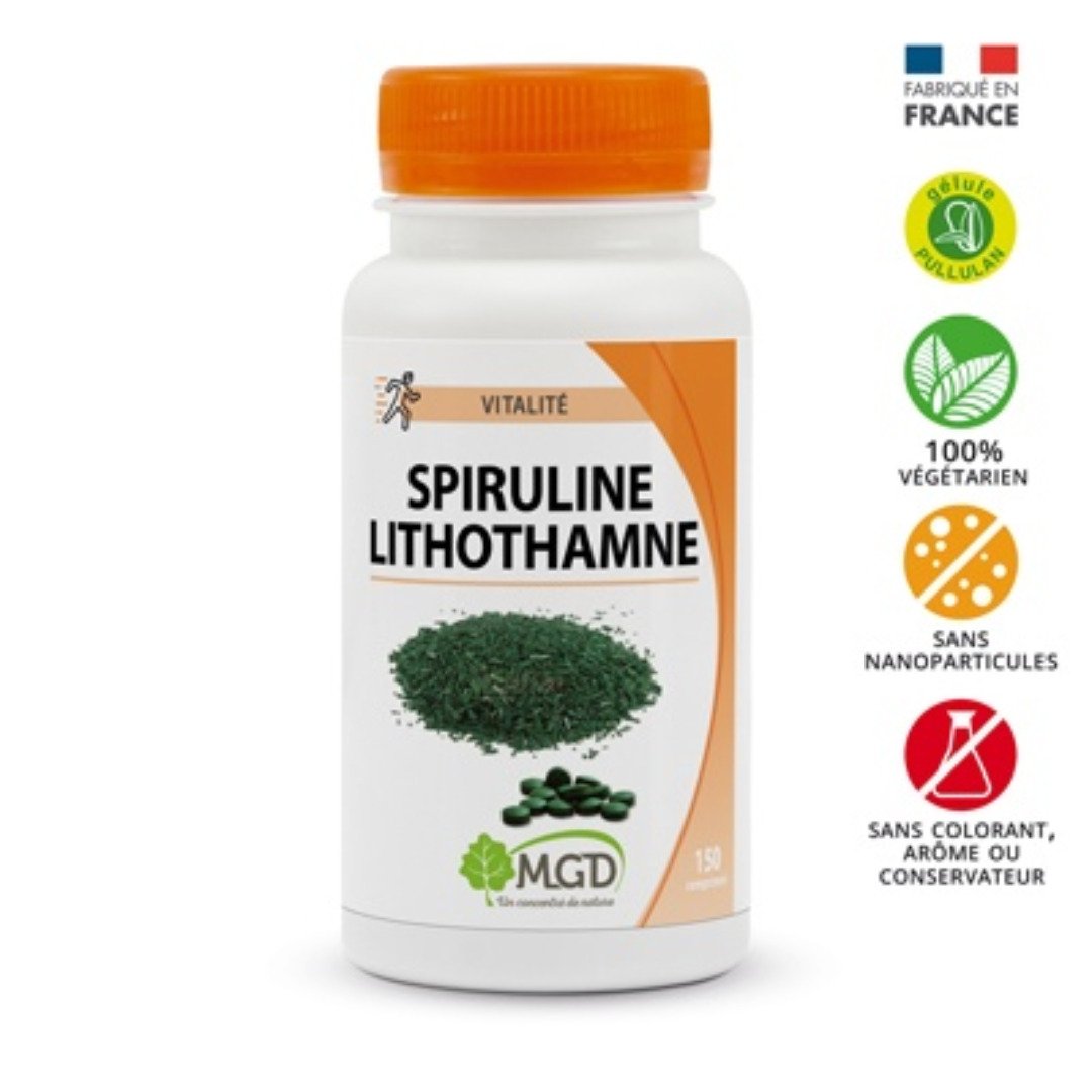 Mgd Nature Spiruline Lithothamne 150 gelules