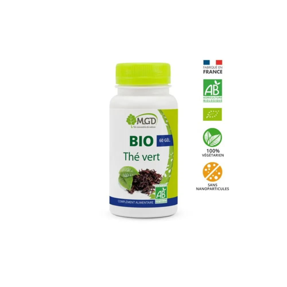 Mgd Nature Thé Vert 60 Gélules