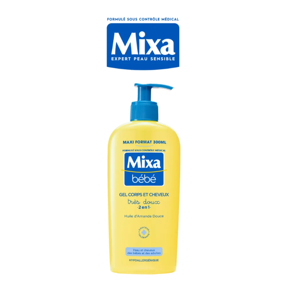 MIXA Gel Très Doux 2 En 1 Corps Et Cheveux 300ml