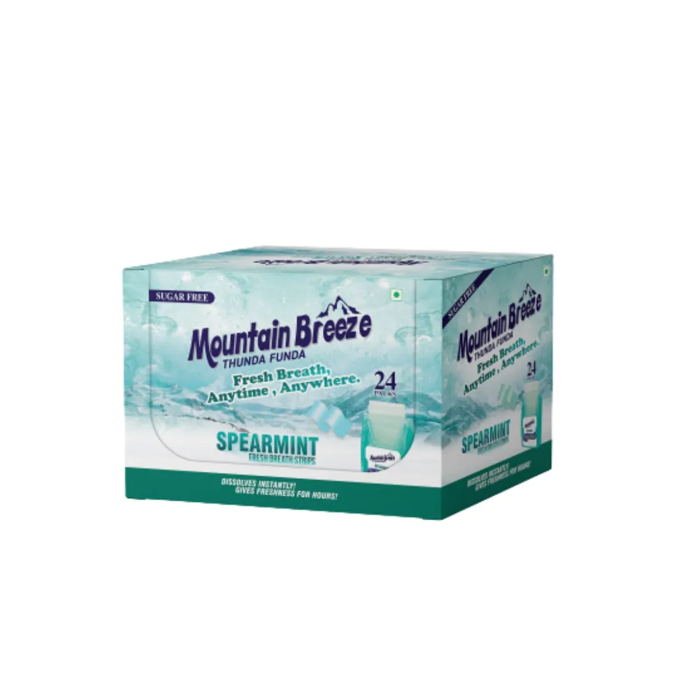 Mountain Breeze Spearmint 24 strips
