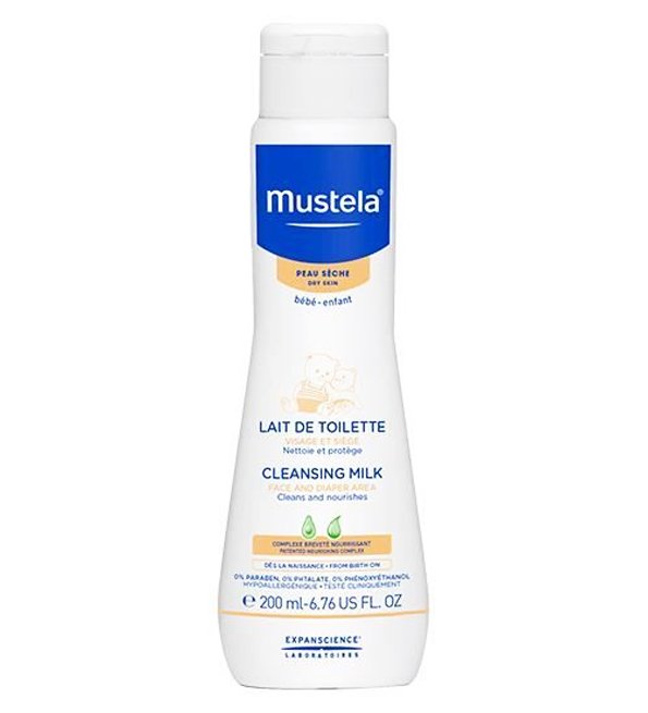 Mustela Lait de Toilette Bébé – 200 ml