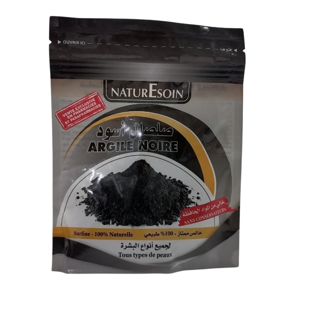 Nature Soin Argile Noir Sachet 100G