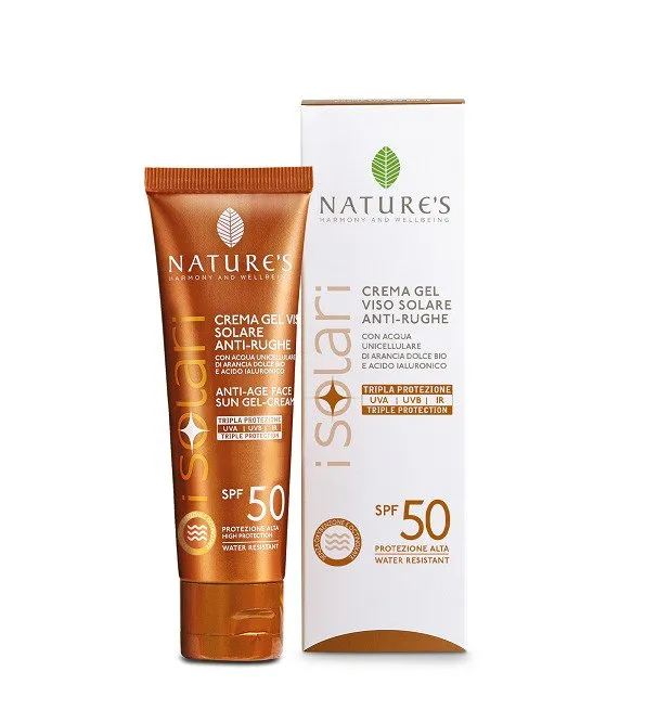 Natures Isolari Gel Creme Visage Anti-age SPF50 50ml