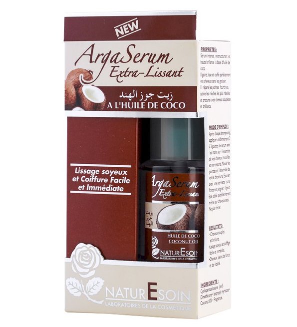 NaturEsoin ArgaSerum à l'Huile de Coco – 50 ml