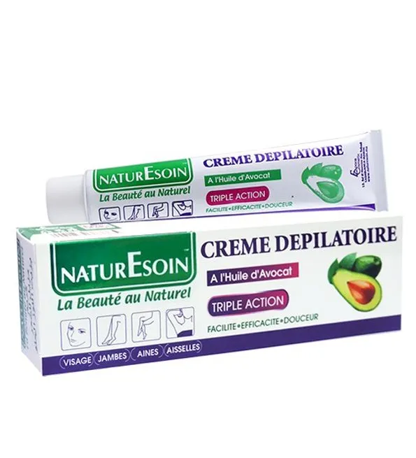 NaturEsoin Crème Dépilatoire à l'Huile d'Avocat – 50 ml