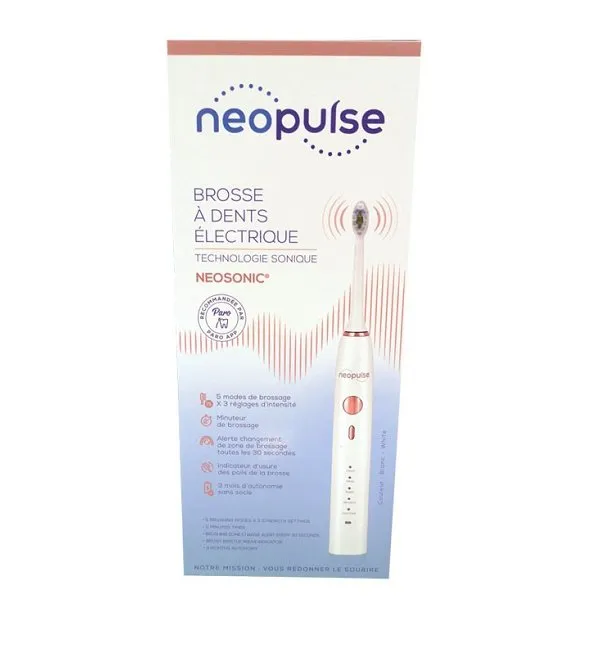Neopulse Brosse A Dents Electrique Neosonic Blanche