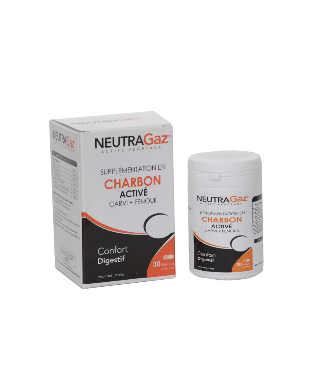 Neutragaz Charbon Active 30 Gelules