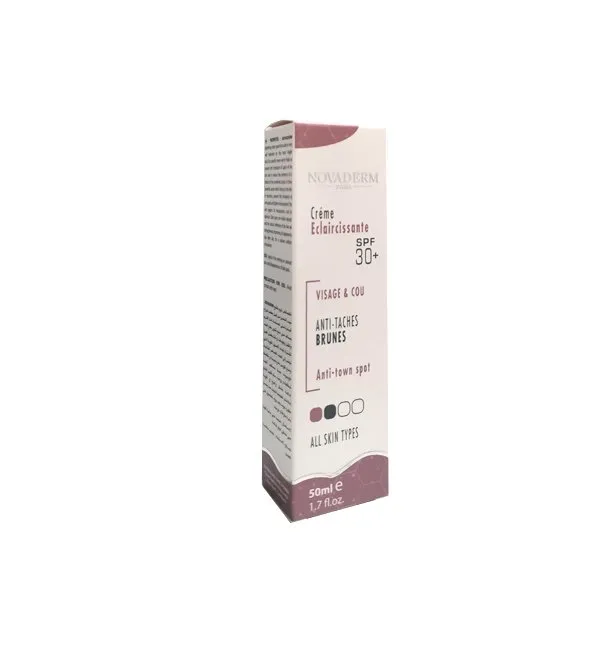Novaderm Creme Eclaircissante SPF30+ 50ml