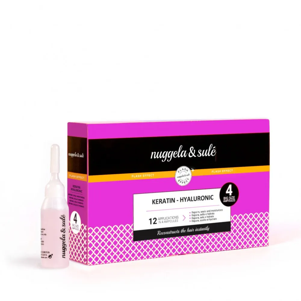 Nuggela & Sule Keratin Hyaluronic Ampoules 4 Unites Pack