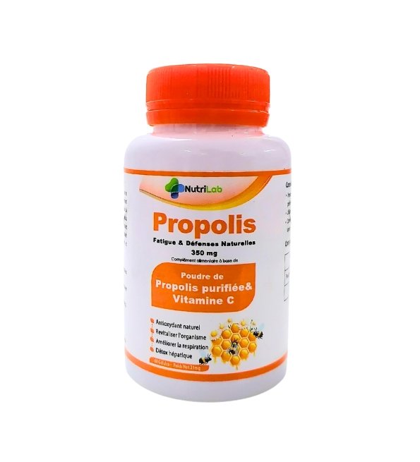 Nutrilab Propolis + Vitamine C 60 Gelules