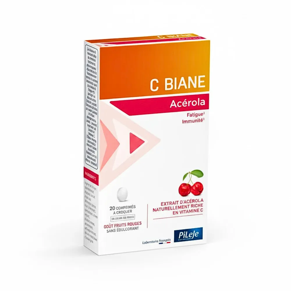 Pileje C Biane Acerola 20 comprimes