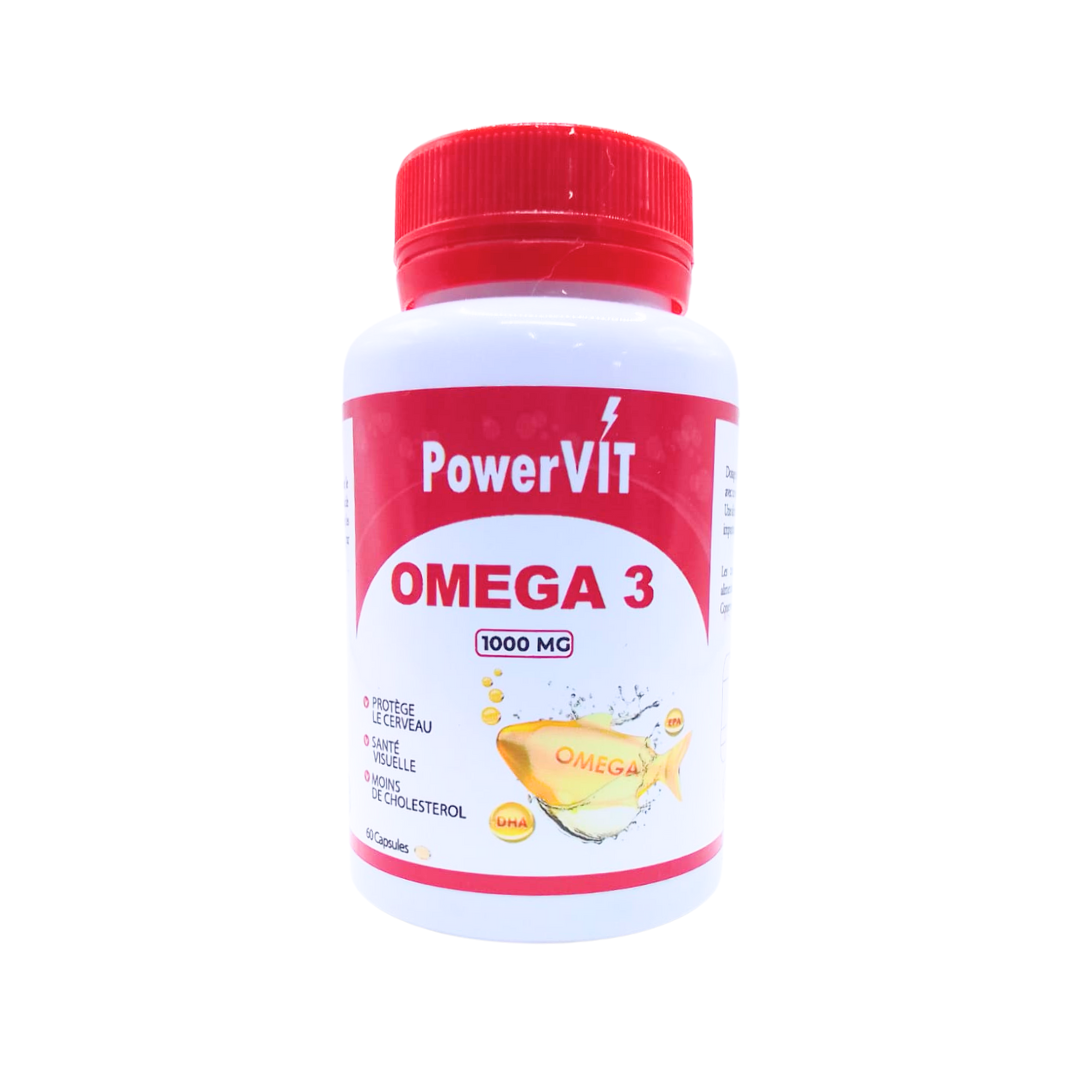 PowerVIT Omega 3 1000mg 60 Capsules
