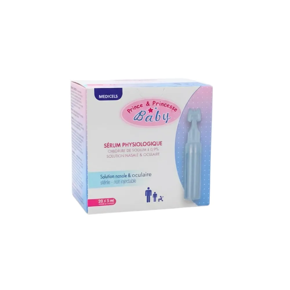 Prince & Princesse Serum Physiologique 20 x 5Ml