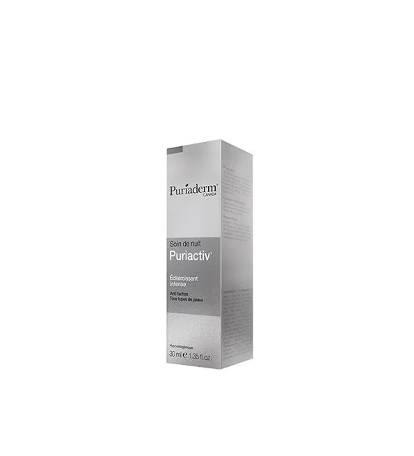 Puriaderm Puriactiv Crème de nuit Soin éclaircissant de nuit intense