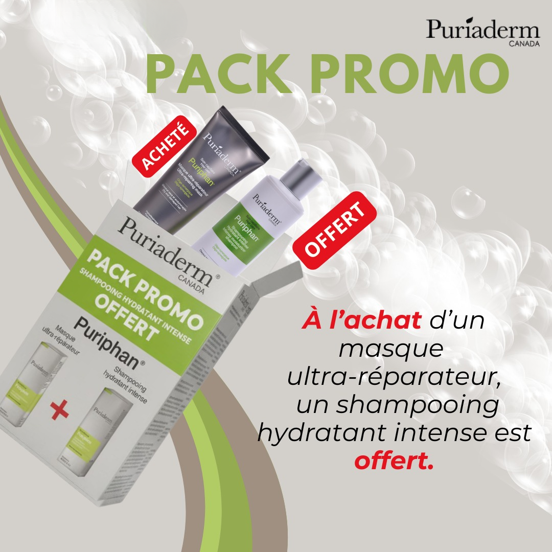 Puriaderm Puriphan Masque Ultra-Reparateur+Puriphan Shampoing Energissant Pack