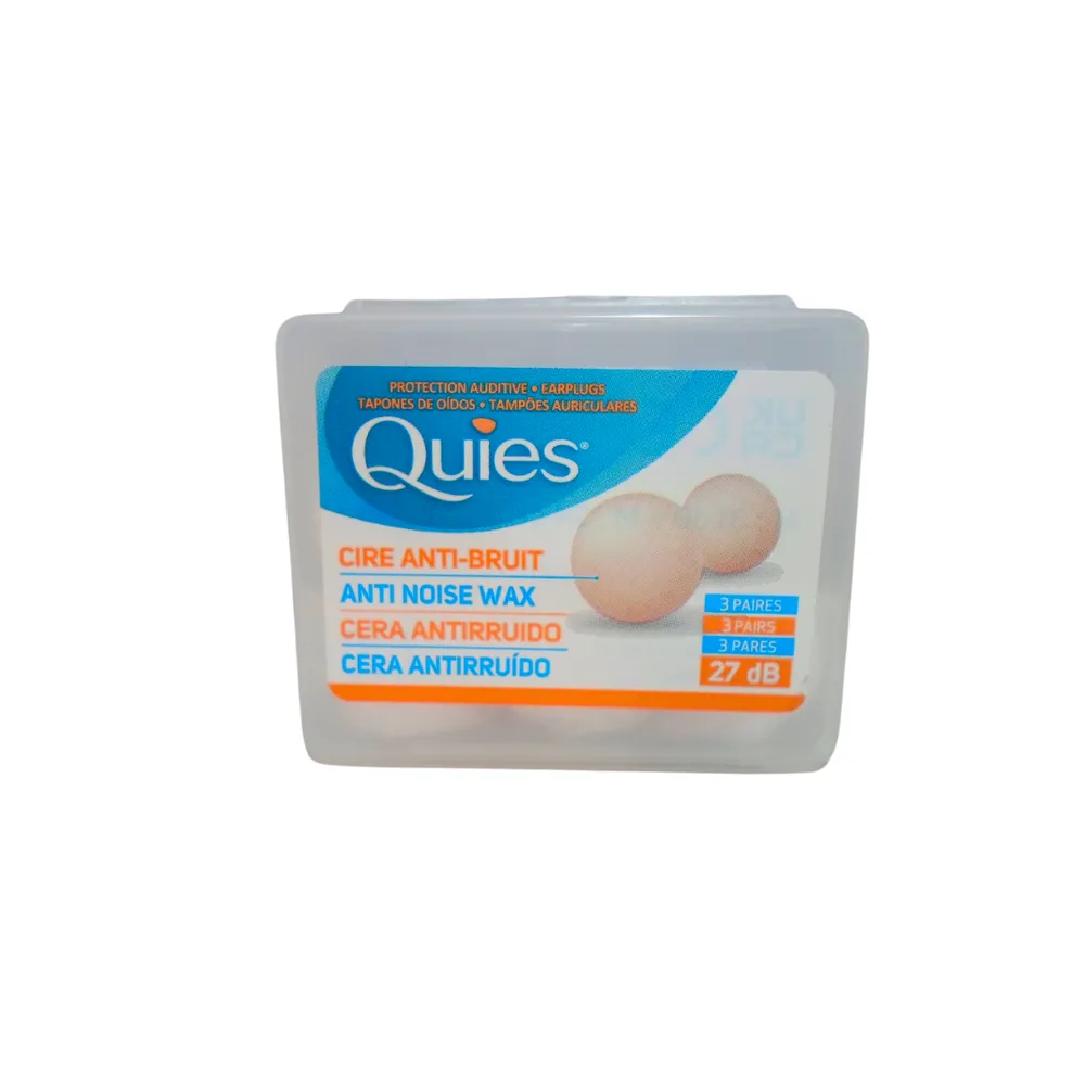 Quies Cire Naturelle 3 Paires