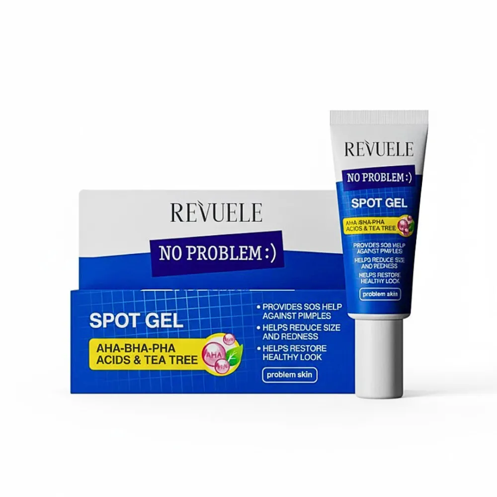 Revuele No Problem Spot Gel AHA-BHA-Pha Acids & Tea Tree 25ml