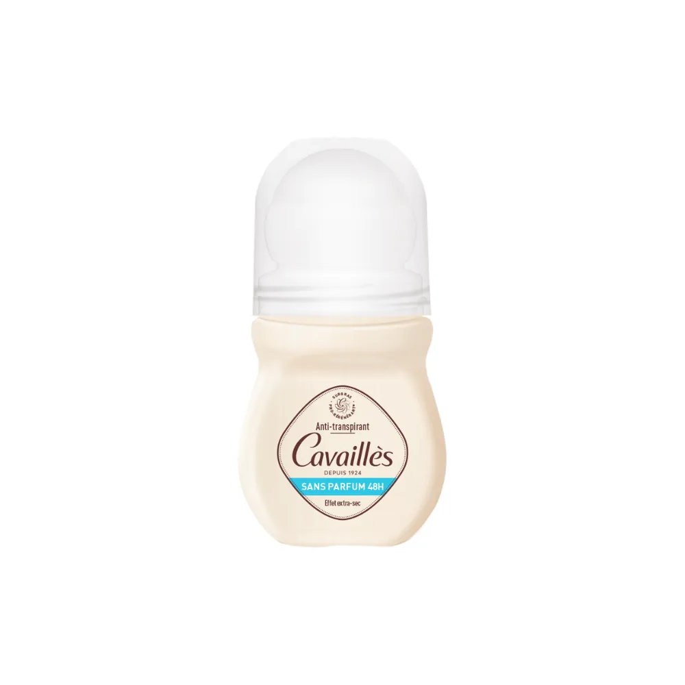 Roge Cavailles Déodorant Absorb+ Sans Parfum 48h Roll-on 50ml