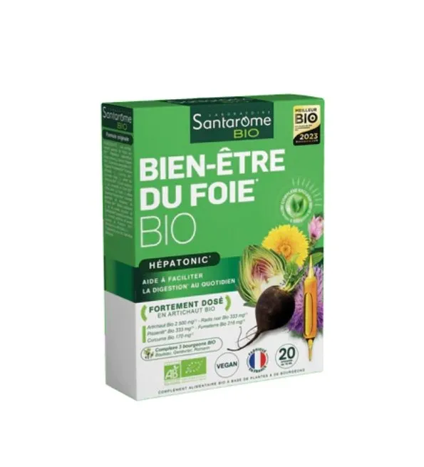 Santarome Bien Etre Du Foie 20 Ampoules