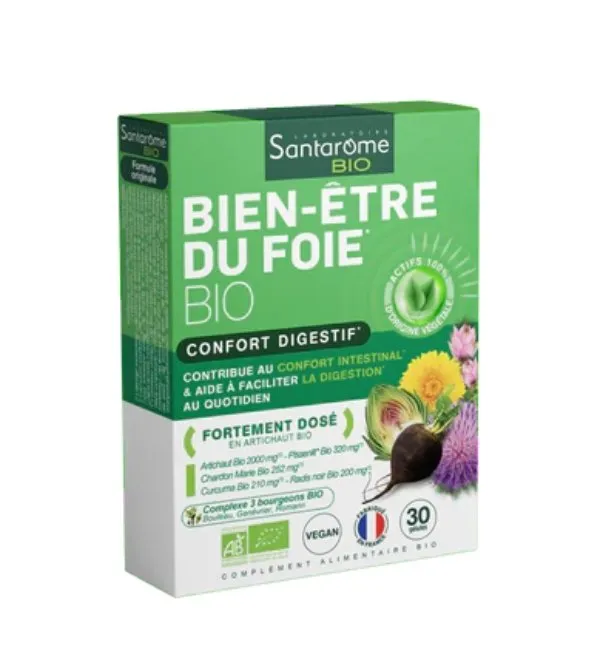 Santarome Bien Etre Du Foie 30 Gelules