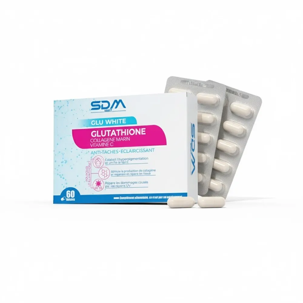 SDM Boost Glu White Glutathione 60 Gelules