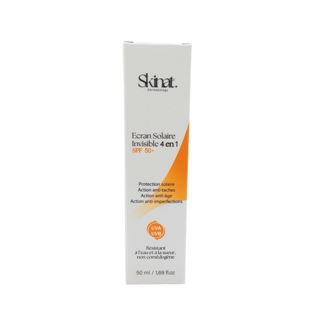 Skinat Creme Solaire Invisible 4en1 spf50+ 50ml