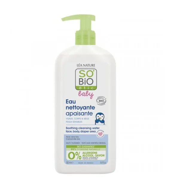 So Bio Baby Eau Nettoyante 500ml
