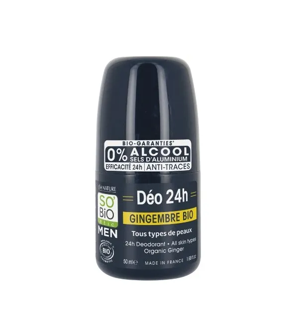 So Bio Deodorant Men Gingembre 50ml