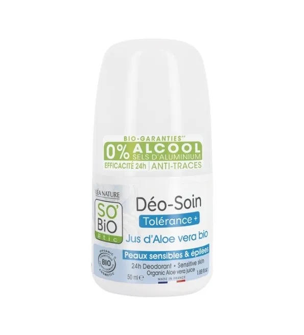So Bio Deodorant Tolerance + Aloe Vera 50ml