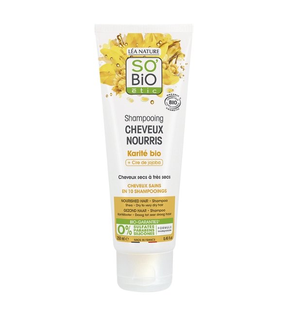 SO BIO SHAMPOOING NOURRI AU BEURRE DE KARITE 250ML