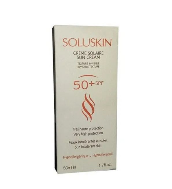 SOLUSKIN Creme Solaire SPF50+ Invisible 50ml
