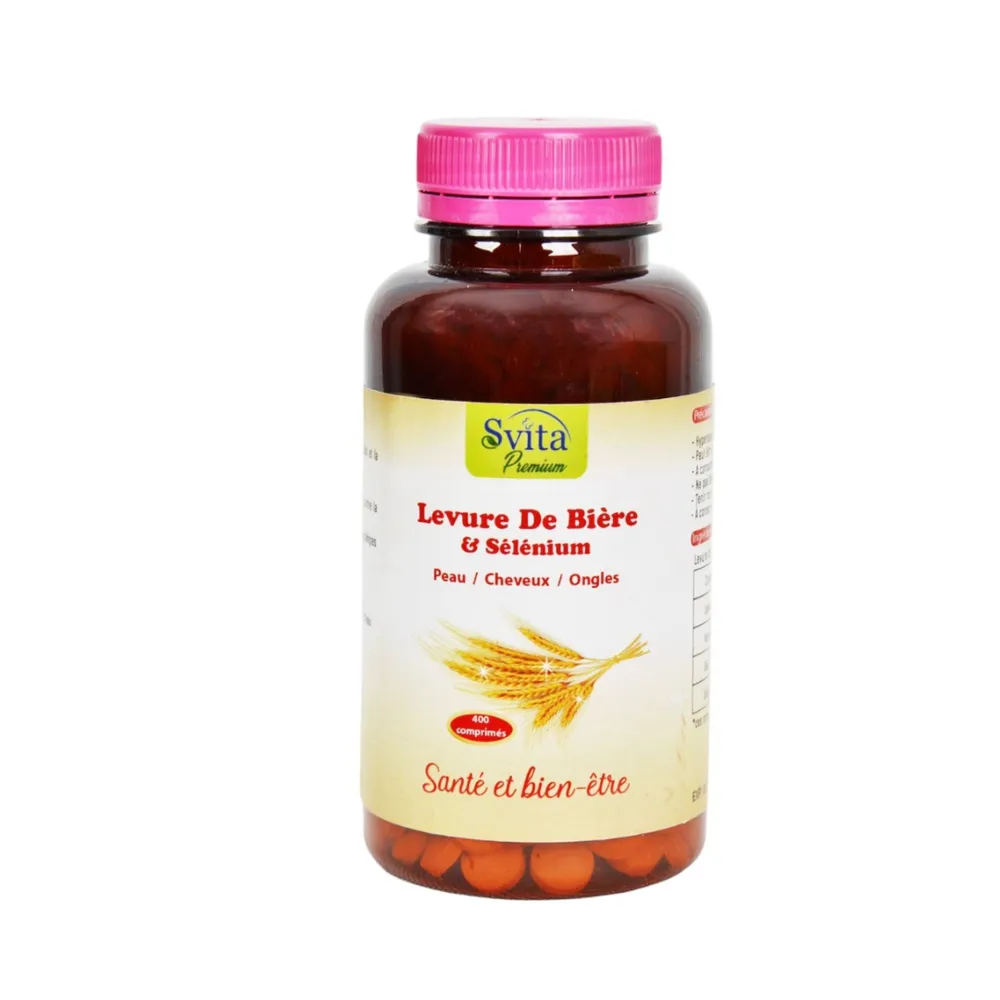 Svita Premium Levure de Biere & Selenium 400 Comprimes
