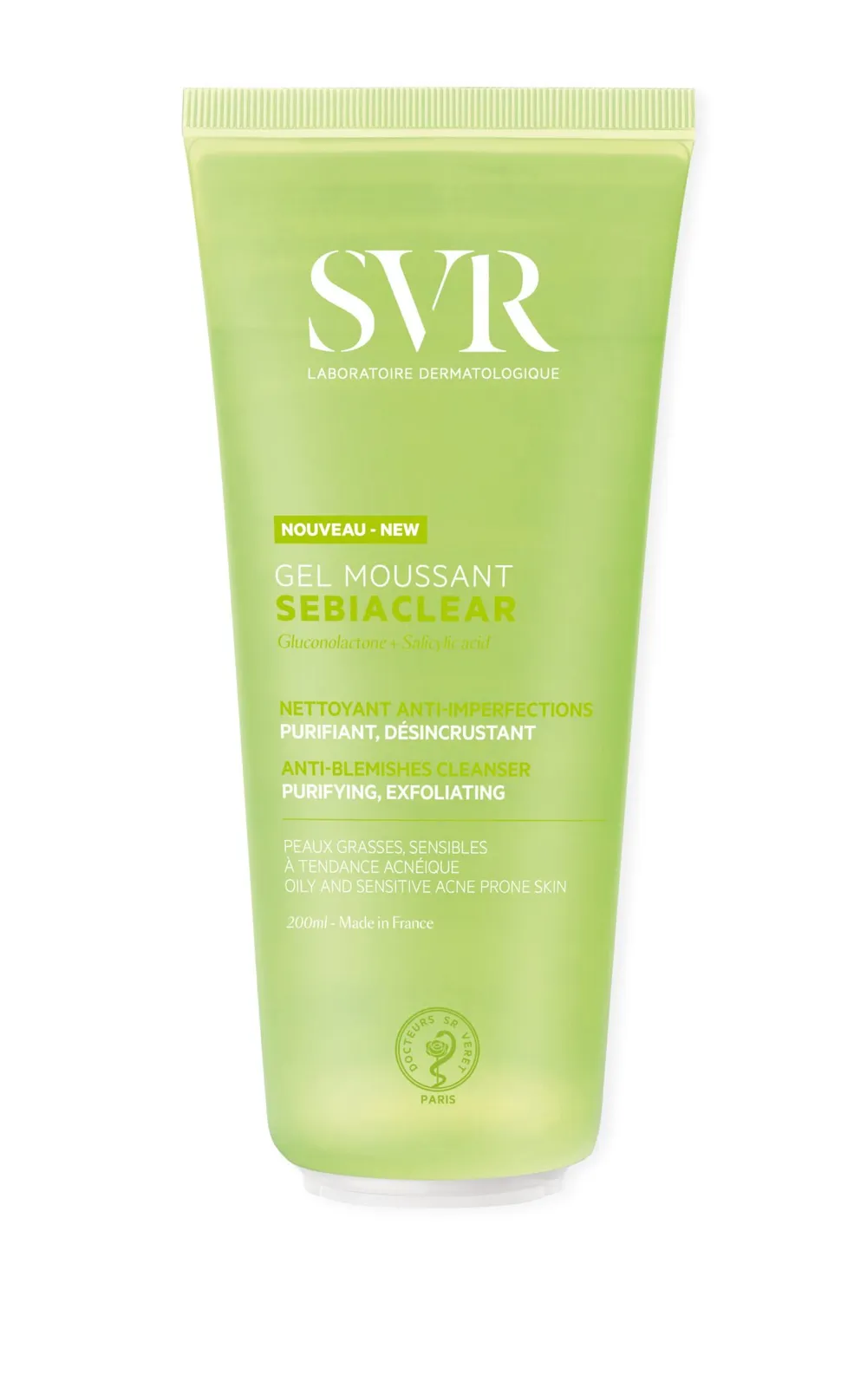 SVR SEBIACLEAR Gel Moussant 200 ml