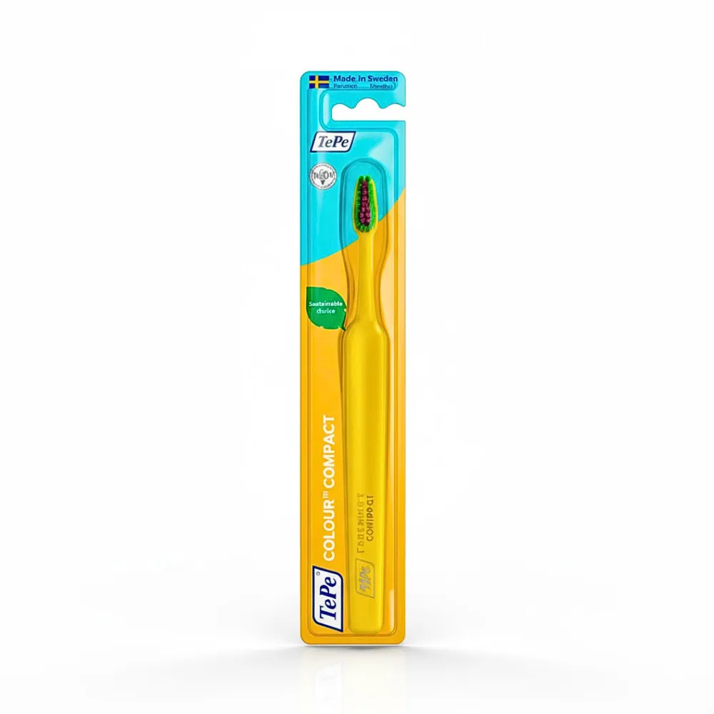 Tepe Brosse A Dents Colour Compact Jaune Extra Soft
