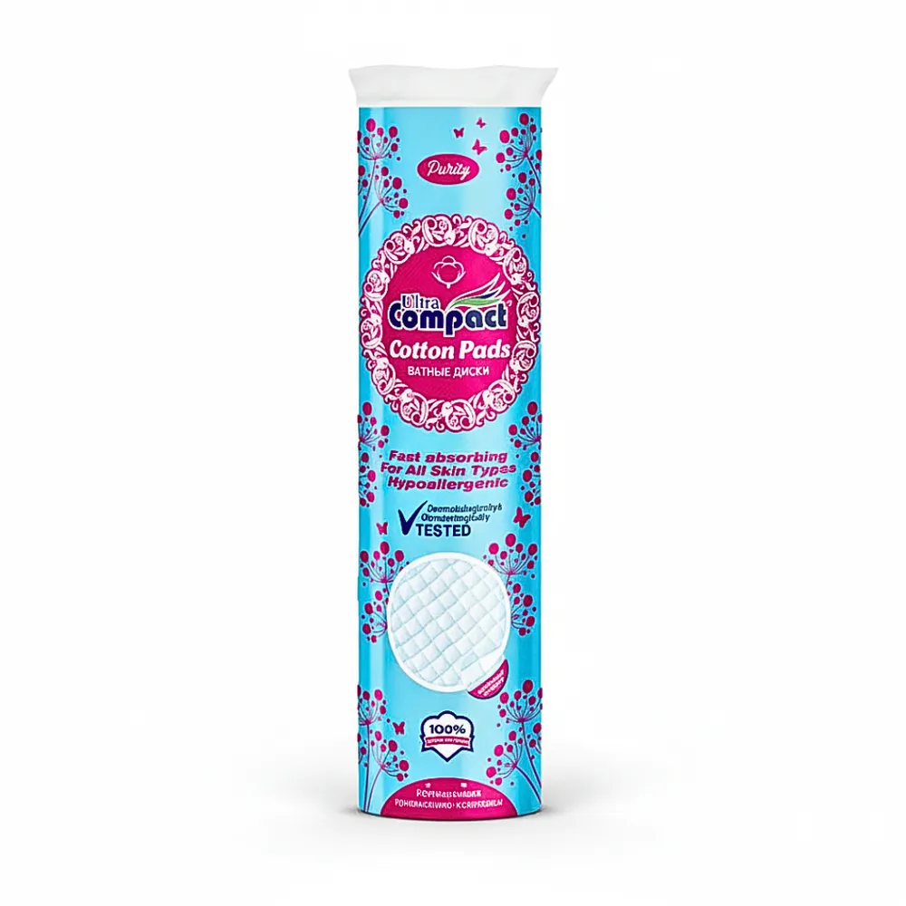 Ultra Compact Cotton Disque 120 pieces