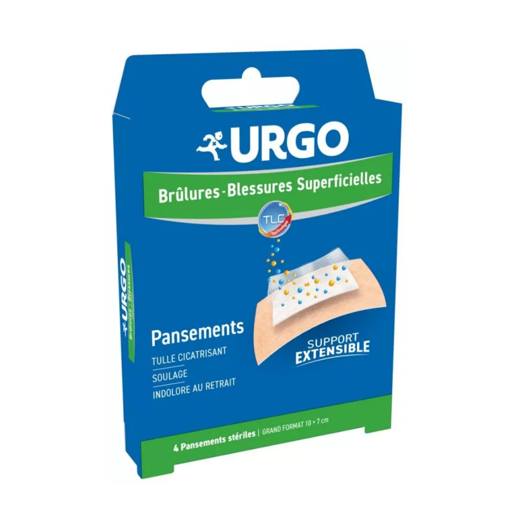 Urgo Brulure 4 Pansement 10x7cm