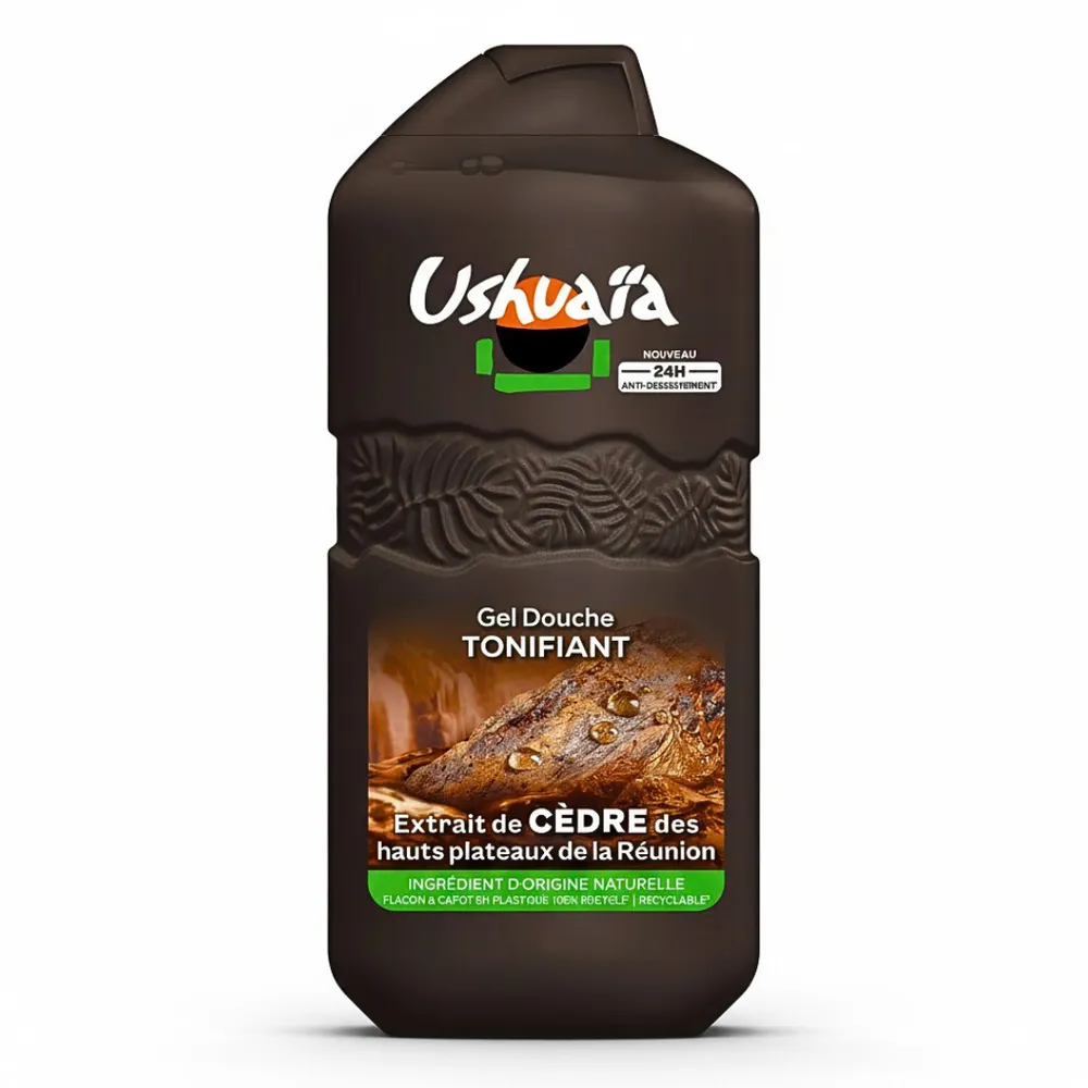 Ushuaia Gel Douche Tonifiante Cedre 280ml
